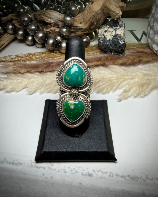 Royston Double Heart Ring