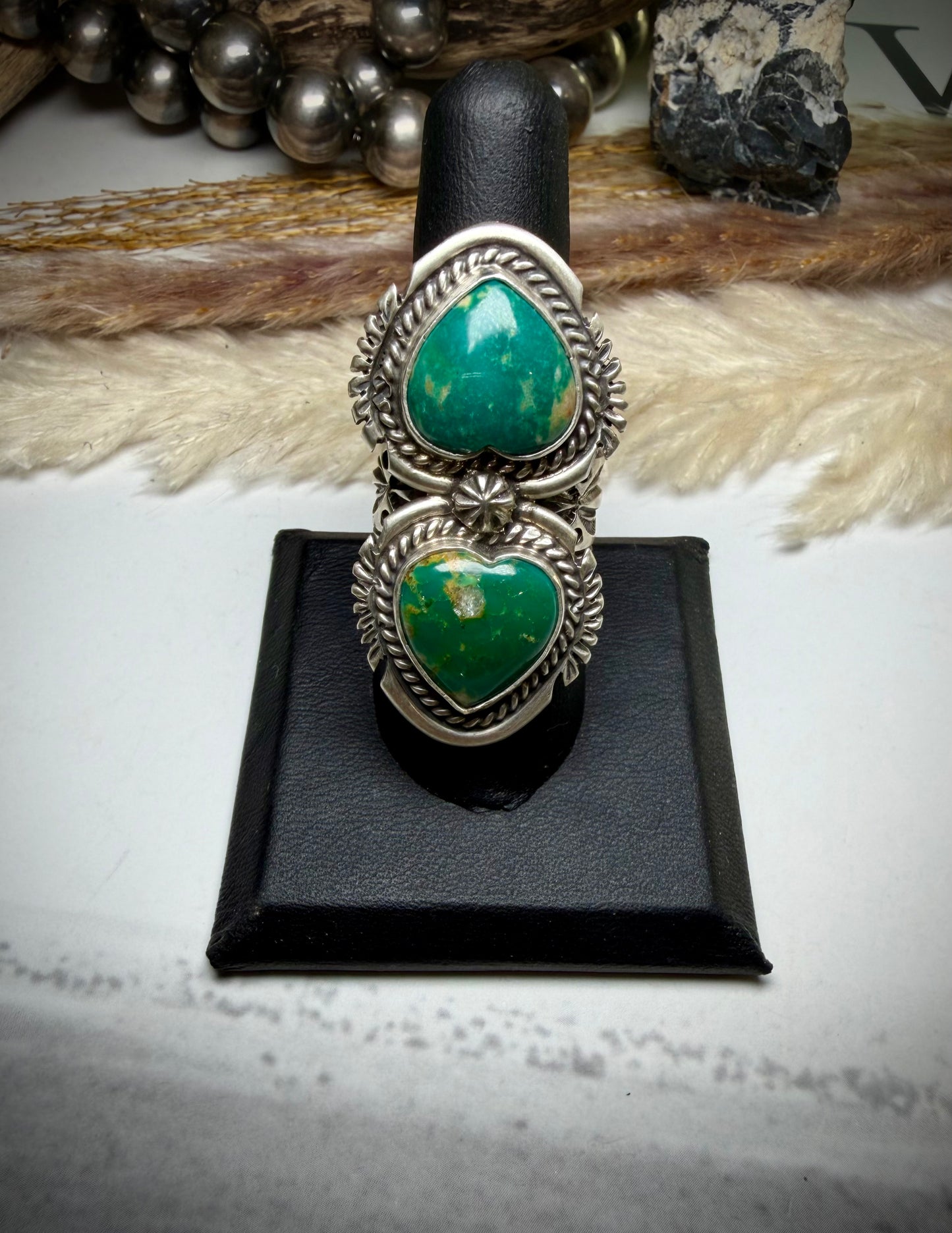 Royston Double Heart Ring
