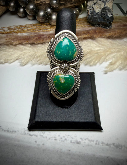 Royston Double Heart Ring