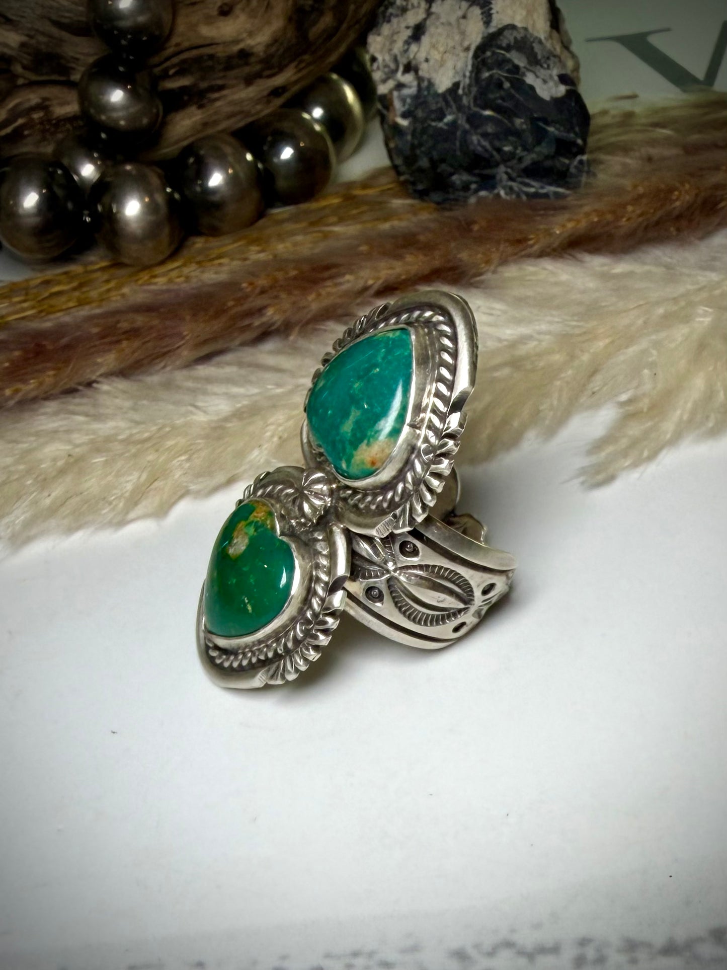 Royston Double Heart Ring