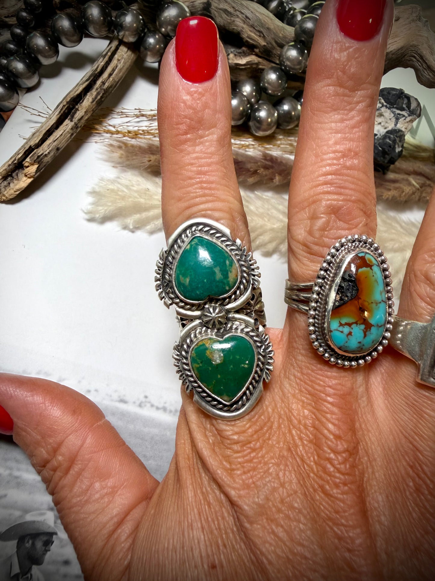 Royston Double Heart Ring