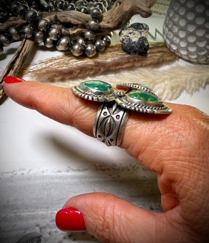 Royston Double Heart Ring