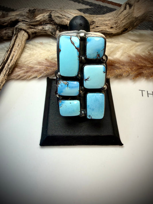 Golden Hills Ring by Lyle Piaso- Adjustable