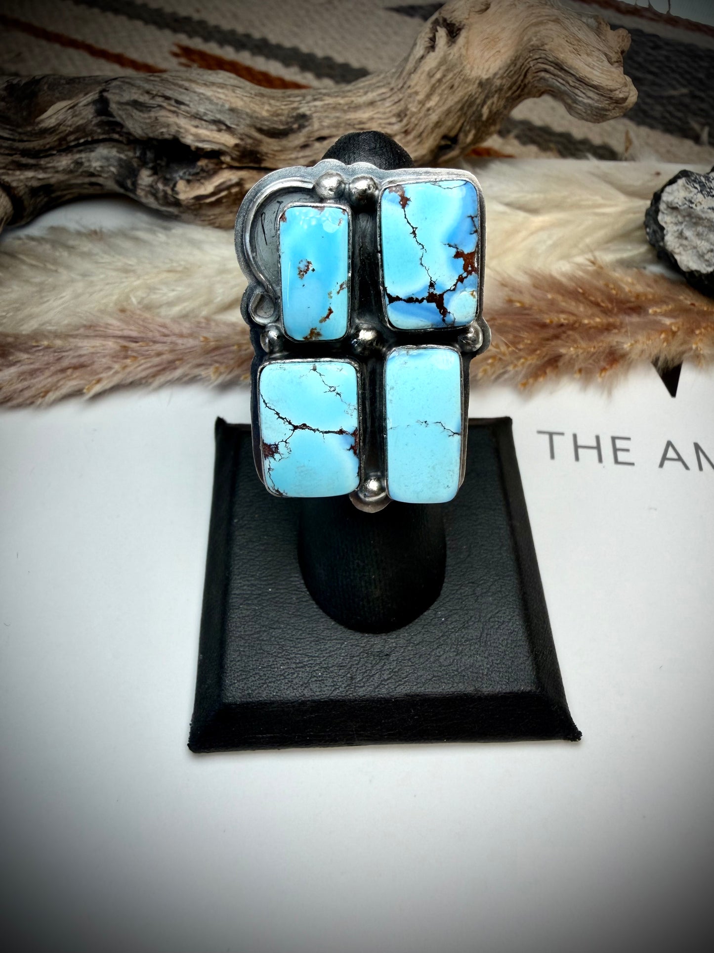 Golden Hills Ring by Lyle Piaso- Adjustable
