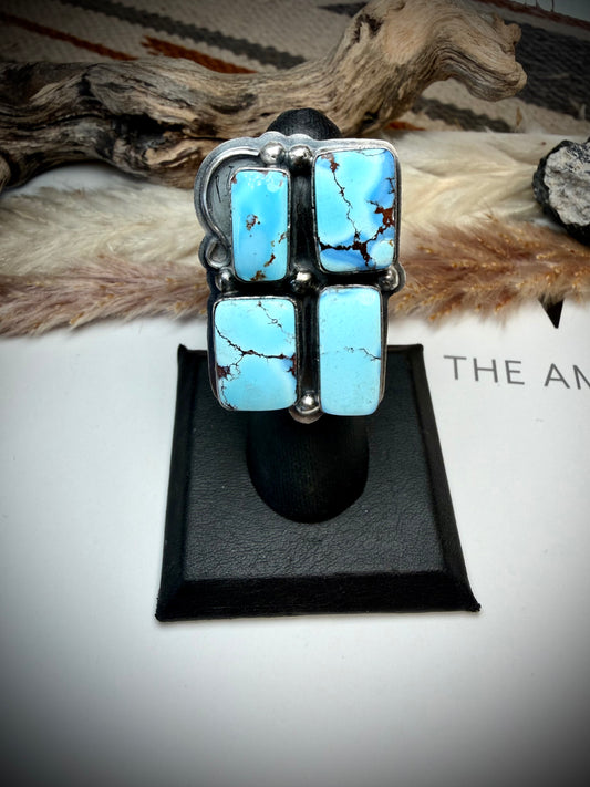 Golden Hills Ring by Lyle Piaso- Adjustable