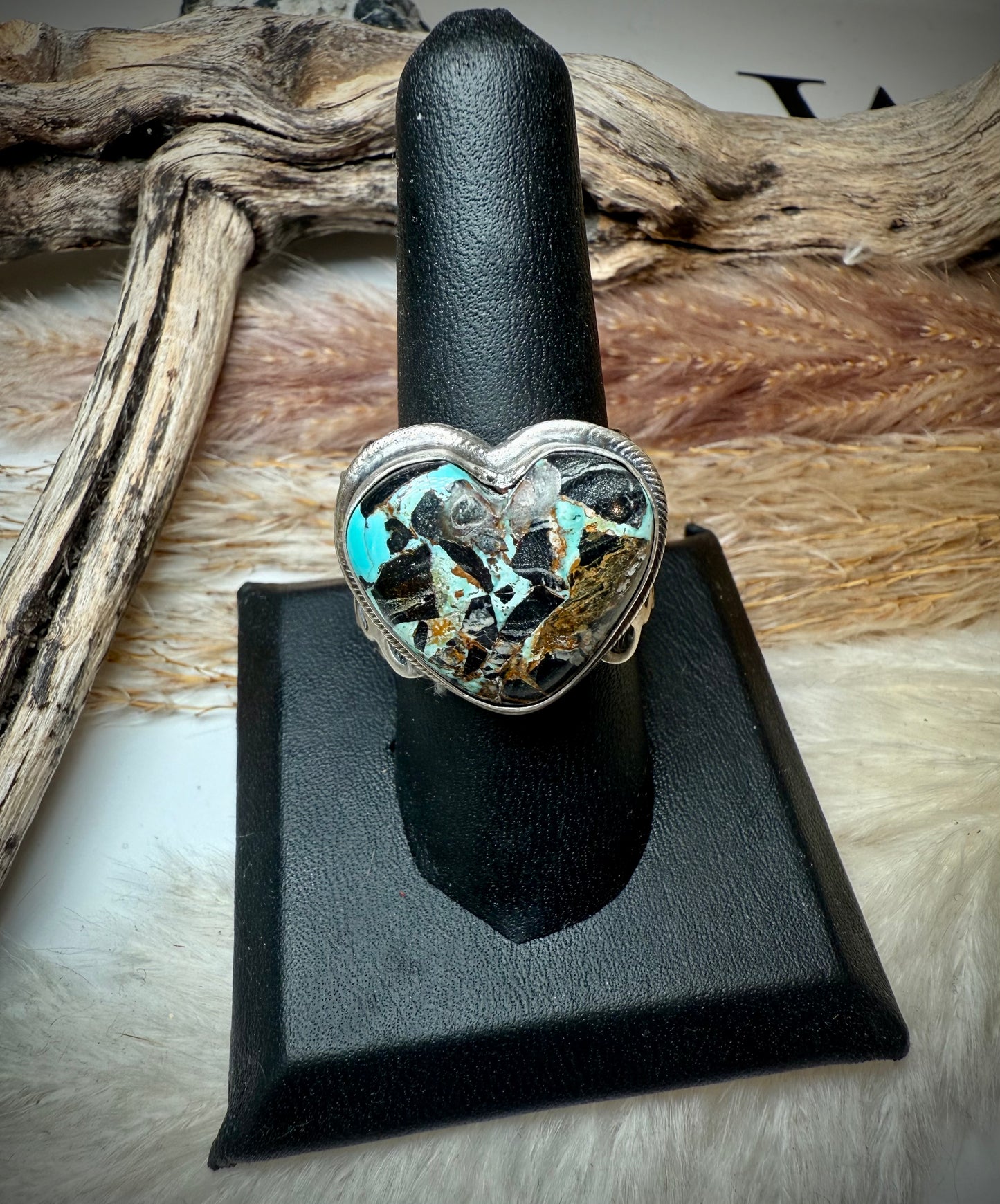 Blackjack Heart-Shaped Ring by Benjamin Jimenez