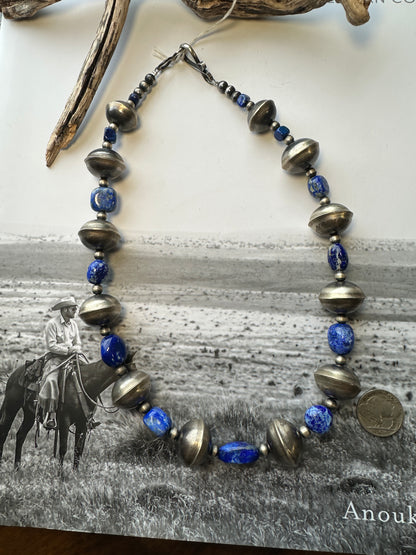 20" Huge Saucers with Lapis Megan