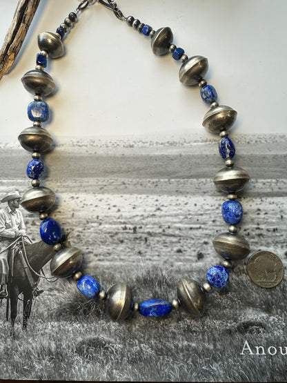 20" Huge Saucers with Lapis Megan