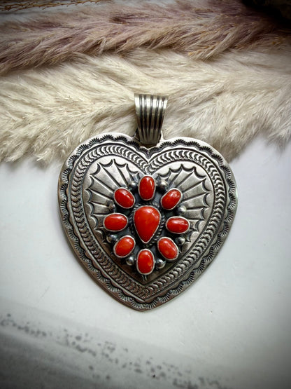 Heart Pendant by June Delgarito