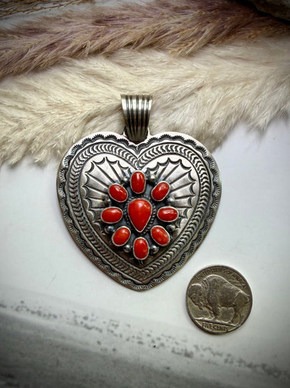 Heart Pendant by June Delgarito