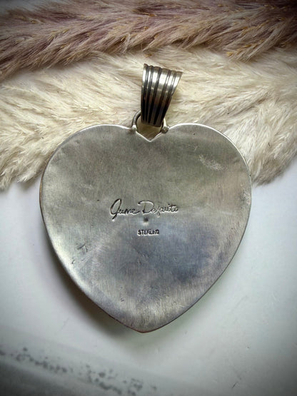 Heart Pendant by June Delgarito