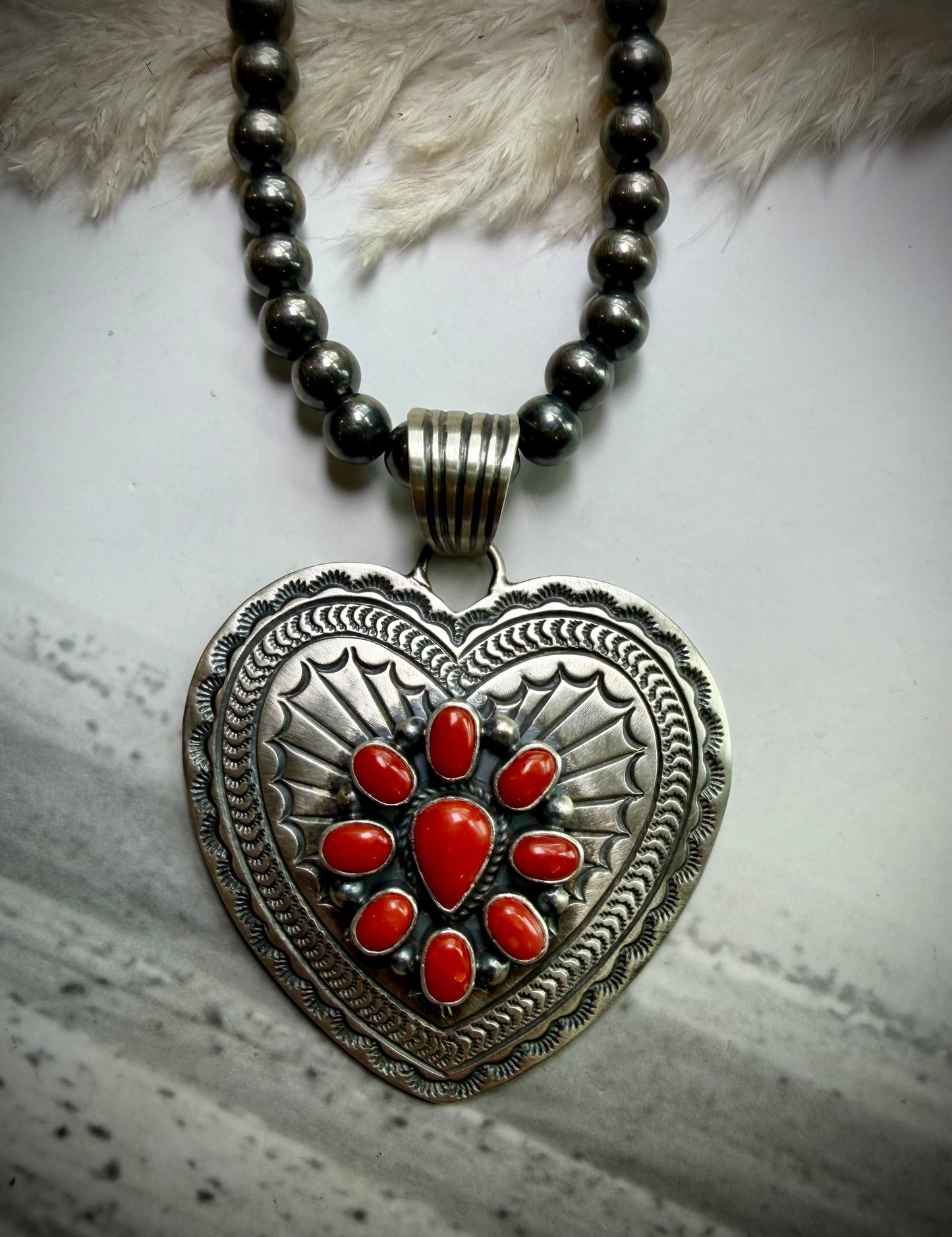 Heart Pendant by June Delgarito