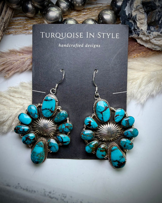 Prince Turquoise Earrings by Jimmy Garcia