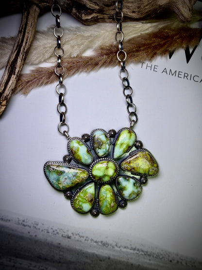 Mego's Market Fave Palomino Cluster Necklace