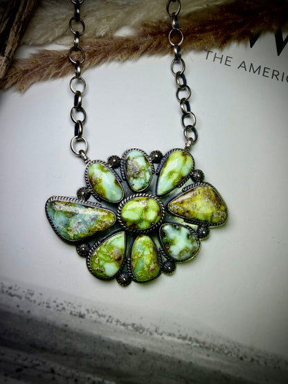 Mego's Market Fave Palomino Cluster Necklace