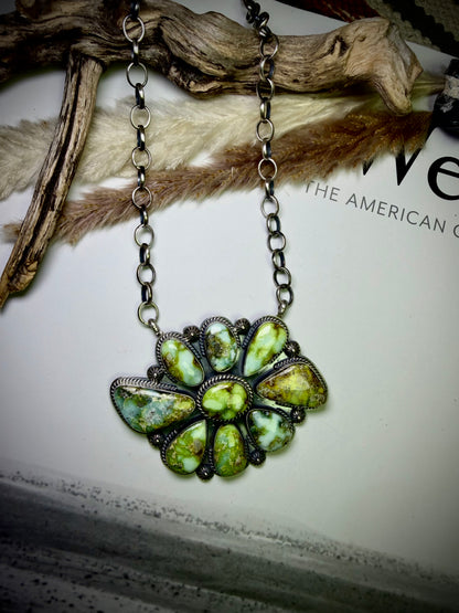 Mego's Market Fave Palomino Cluster Necklace