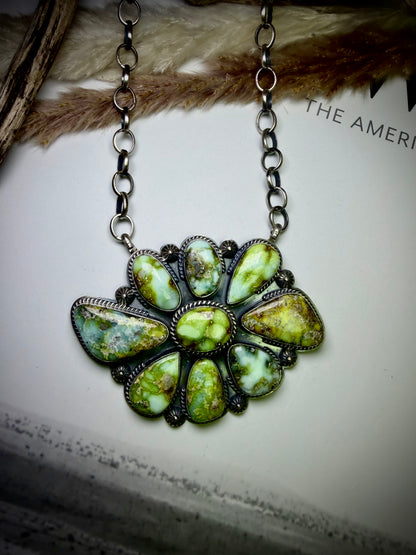 Mego's Market Fave Palomino Cluster Necklace