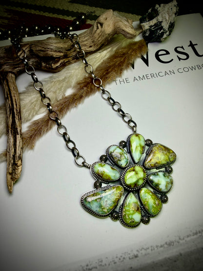 Mego's Market Fave Palomino Cluster Necklace
