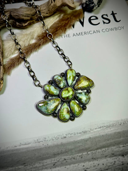 Mego's Market Fave Palomino Cluster Necklace