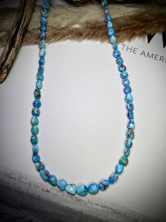 Golden Hills Beaded Necklace- 19 1/2"