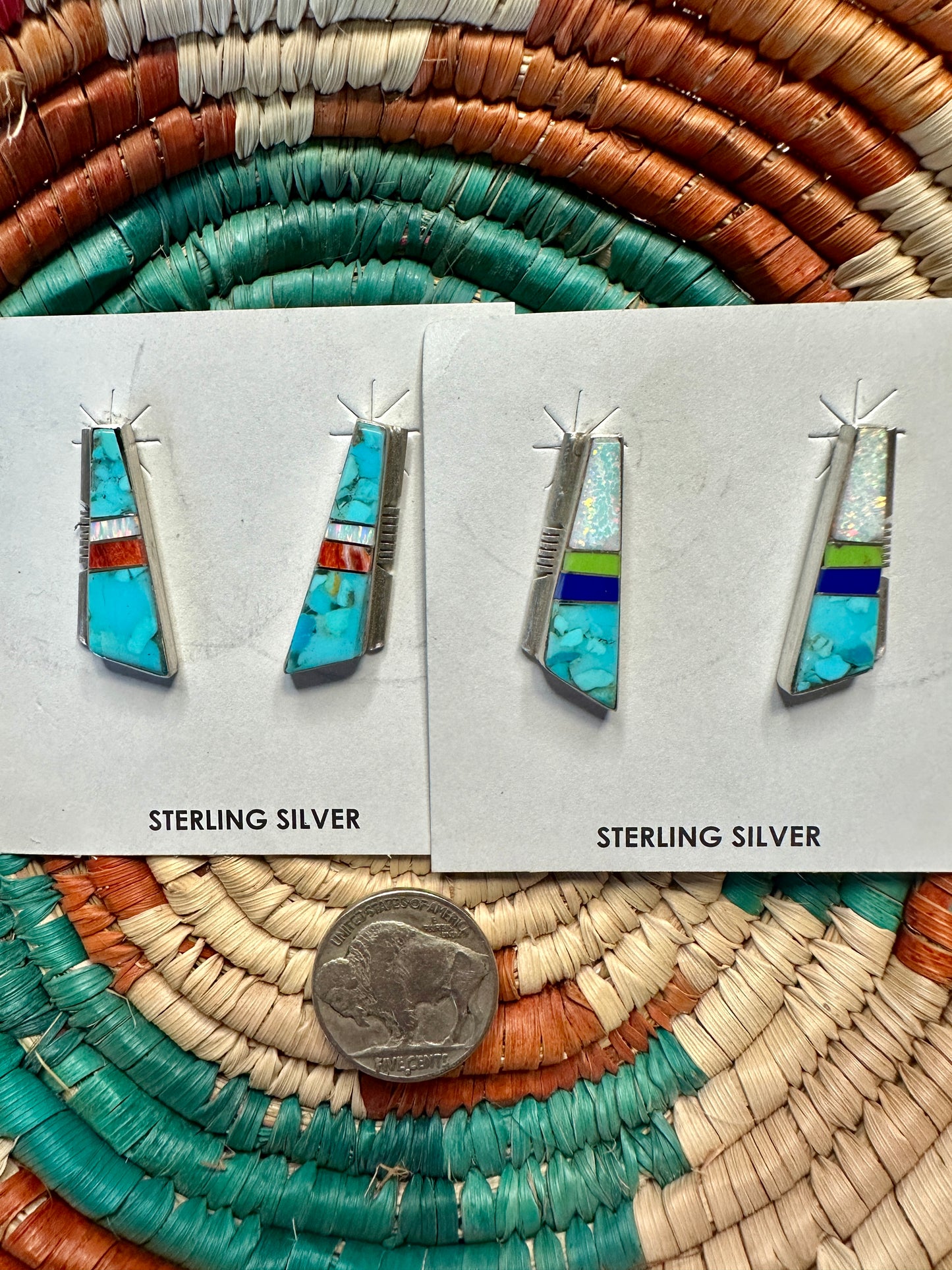 Steve Francisco Inlay Earrings