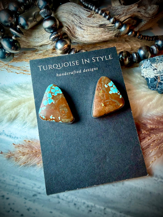 Mine #8 Triangle Studs