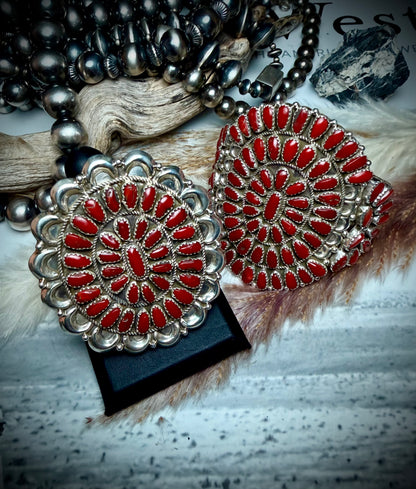 Justina Wilson Coral Ring Adjustable