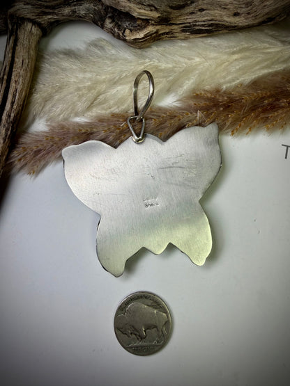 Sheila Becenti Butterfly Pendant