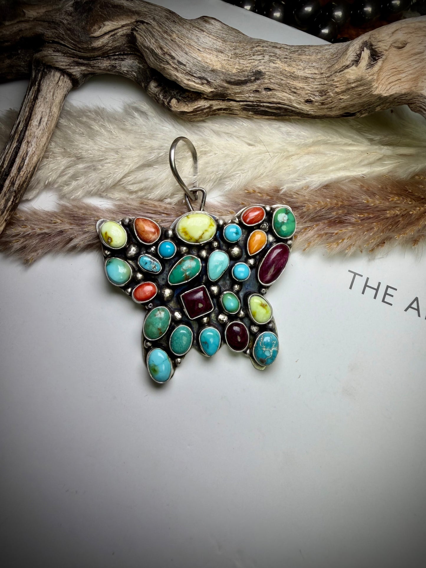 Sheila Becenti Butterfly Pendant