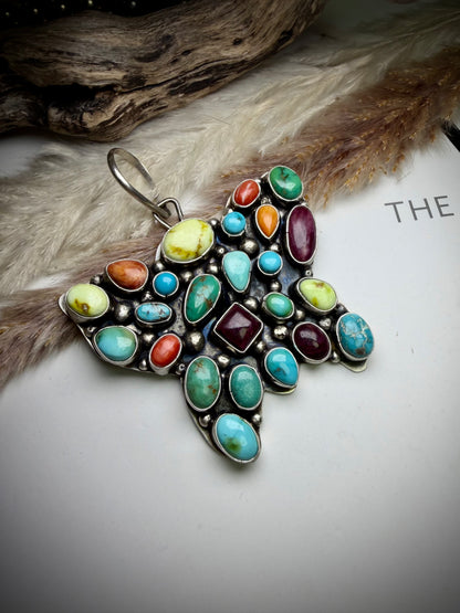 Sheila Becenti Butterfly Pendant