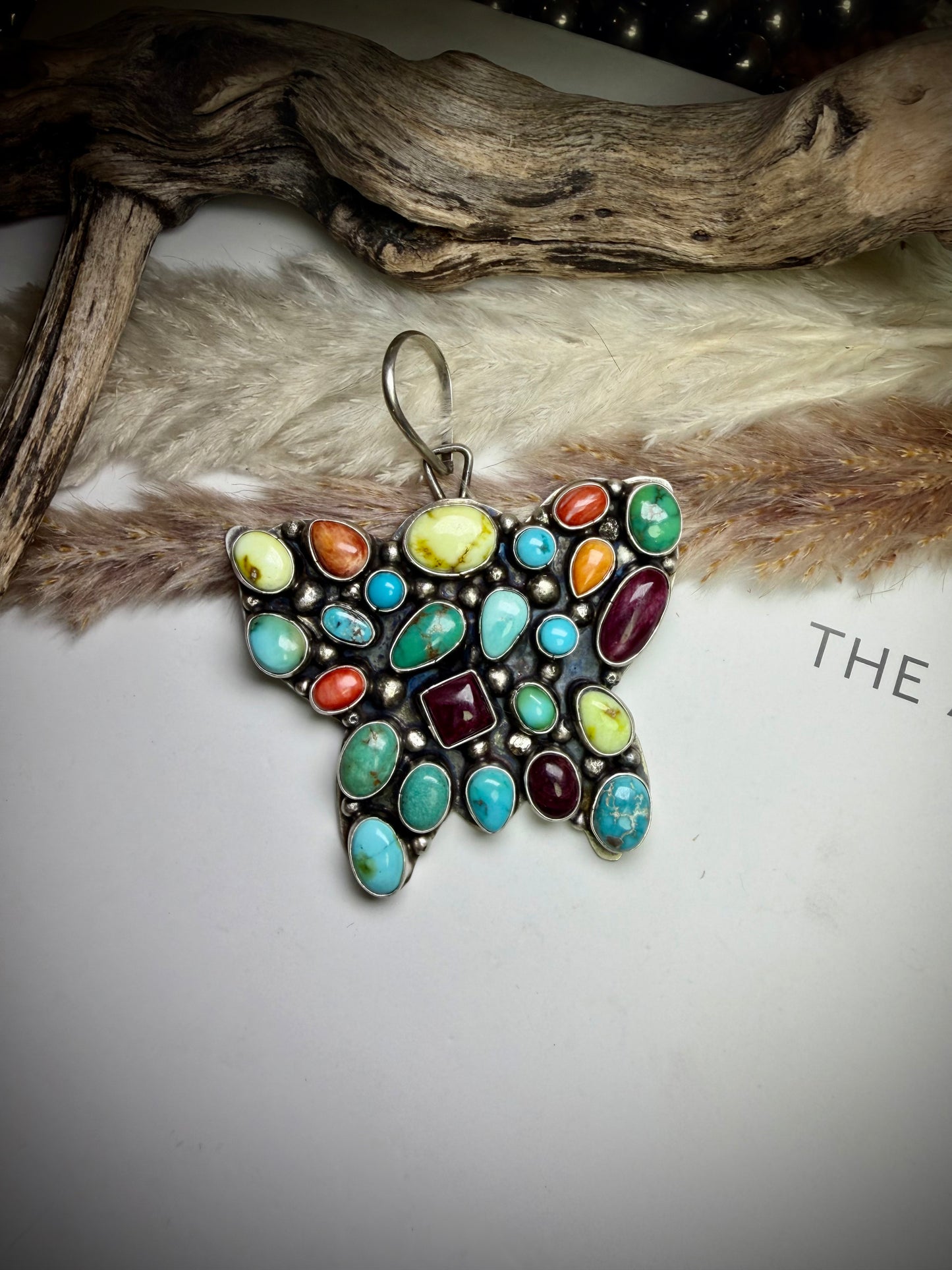Sheila Becenti Butterfly Pendant