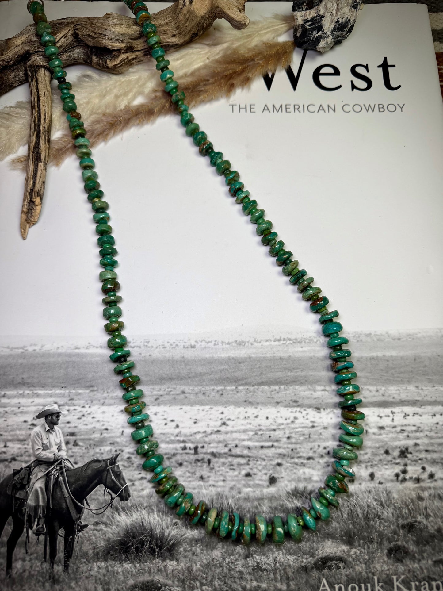 Graduated Royston Turquoise Strung Necklace