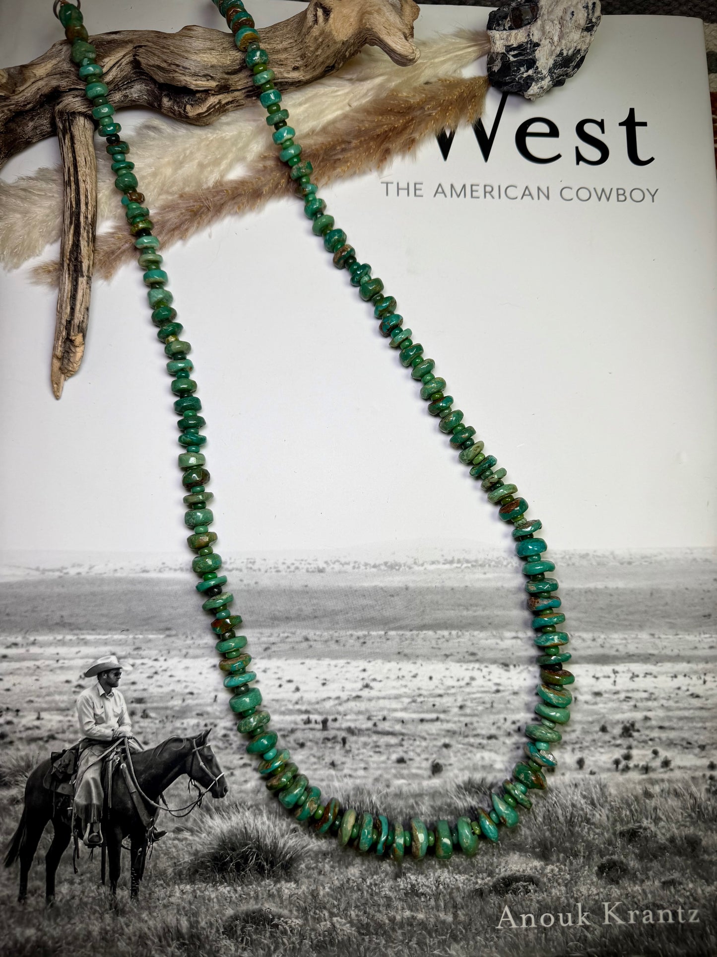 Graduated Royston Turquoise Strung Necklace