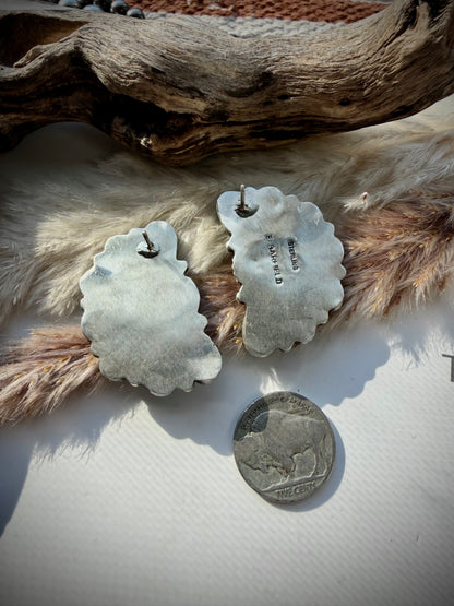 Half Cluster Earrings by Effie Garfield