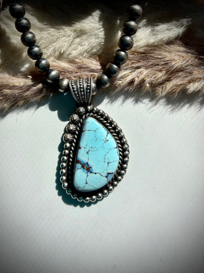 Golden Hills Pendant by Philbert Nez