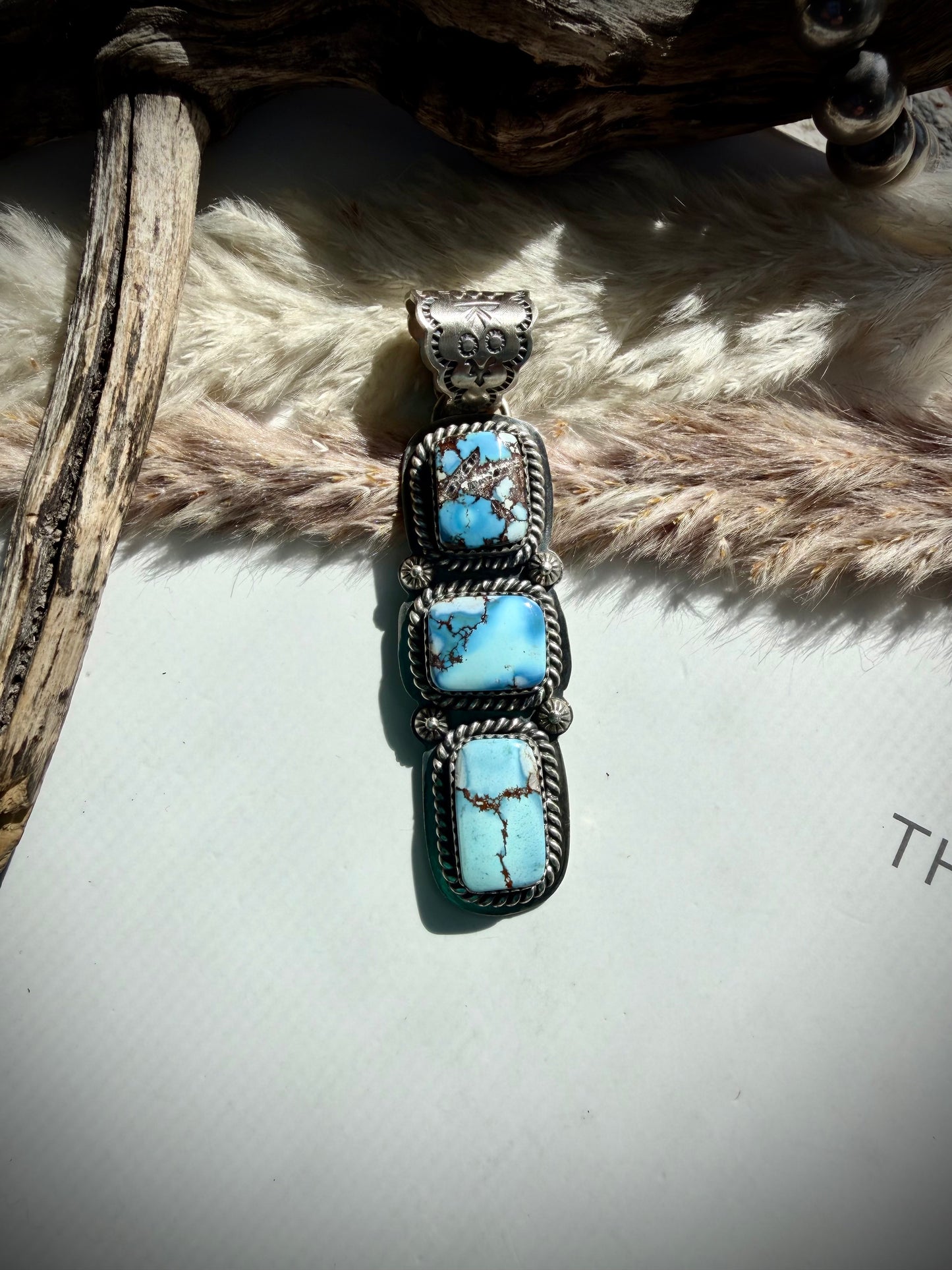 Golden Hills Crawler Pendant