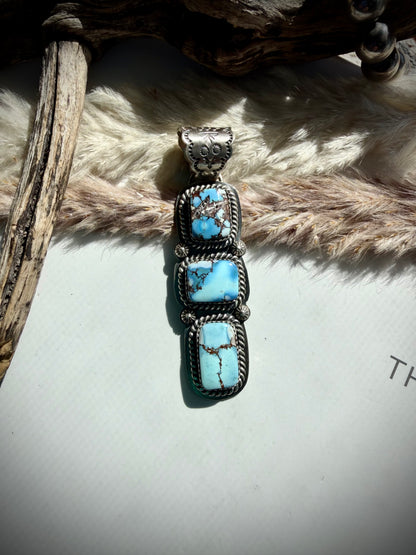 Golden Hills Crawler Pendant