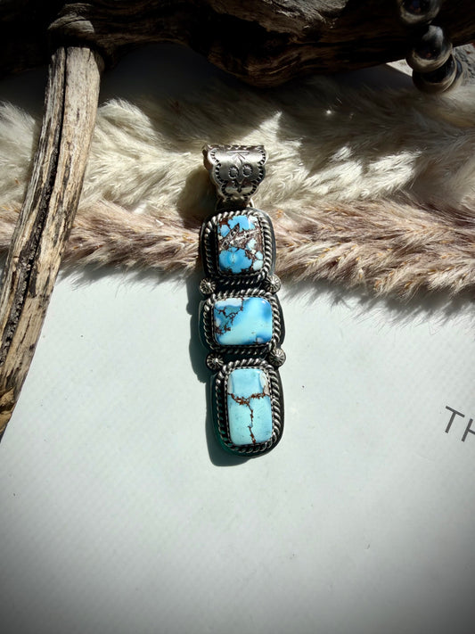 Golden Hills Crawler Pendant
