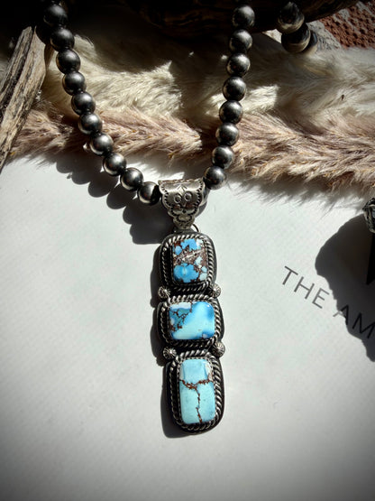 Golden Hills Crawler Pendant
