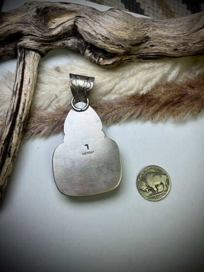 Golden Hills and Bumblebee Jasper Pendant