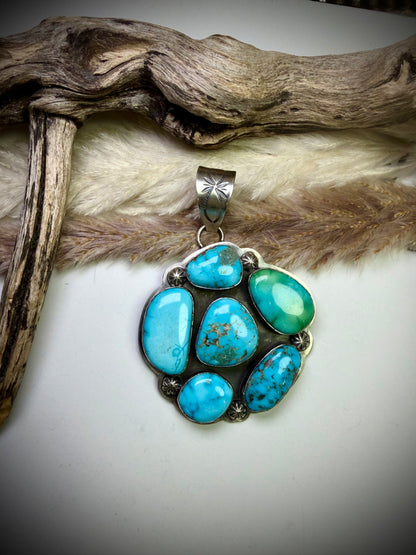 Mixed Mine Cluster Pendant by Gabby Juardo