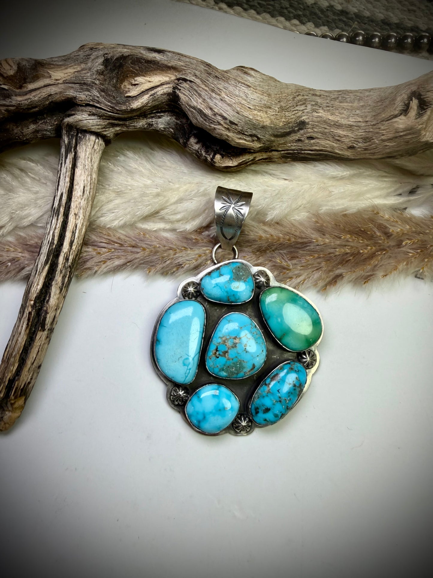 Mixed Mine Cluster Pendant by Gabby Juardo