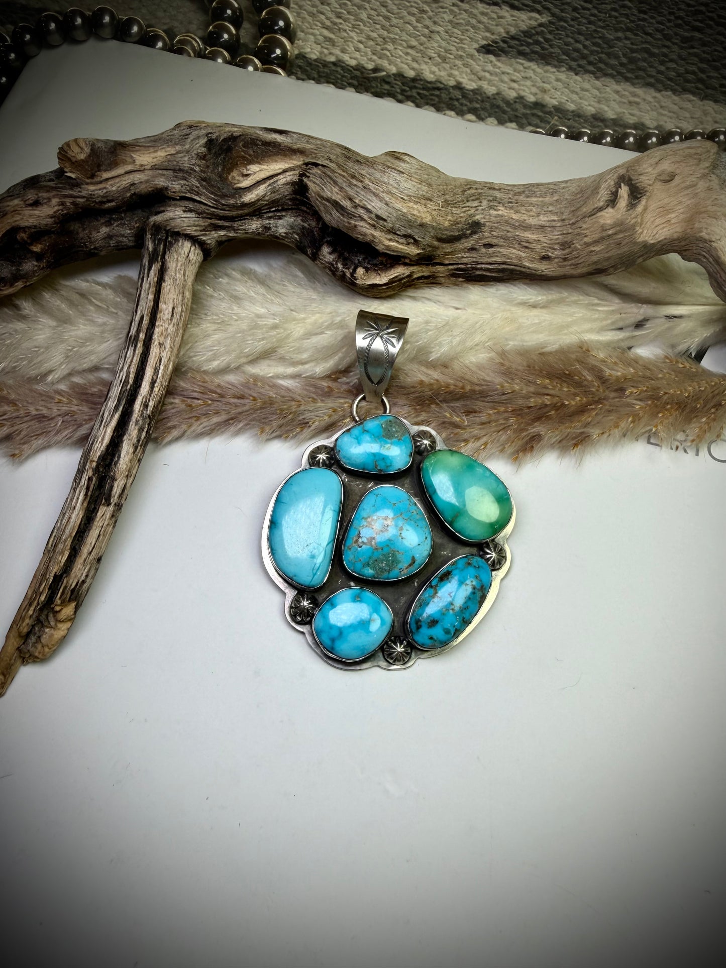 Mixed Mine Cluster Pendant by Gabby Juardo