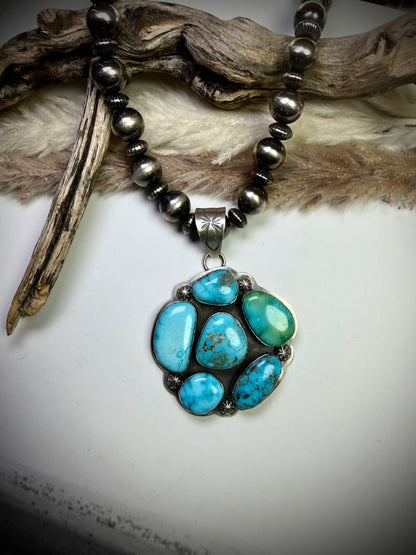 Mixed Mine Cluster Pendant by Gabby Juardo