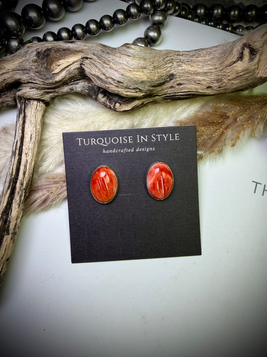 Red Spiny Studs