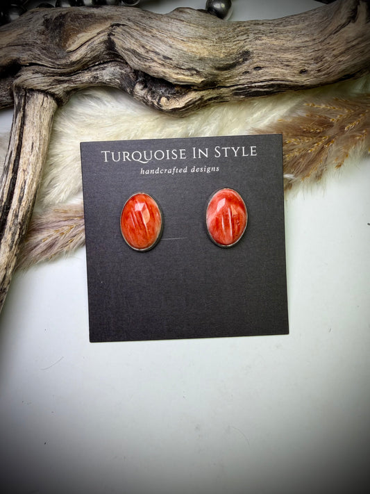 Red Spiny Studs