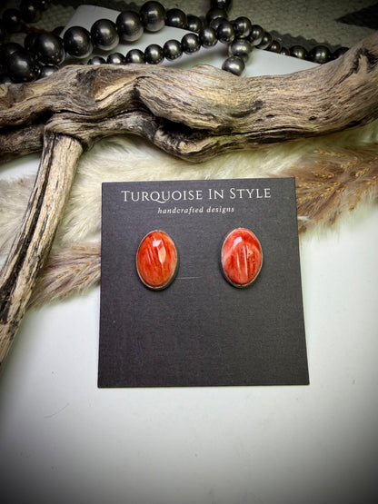 Red Spiny Studs