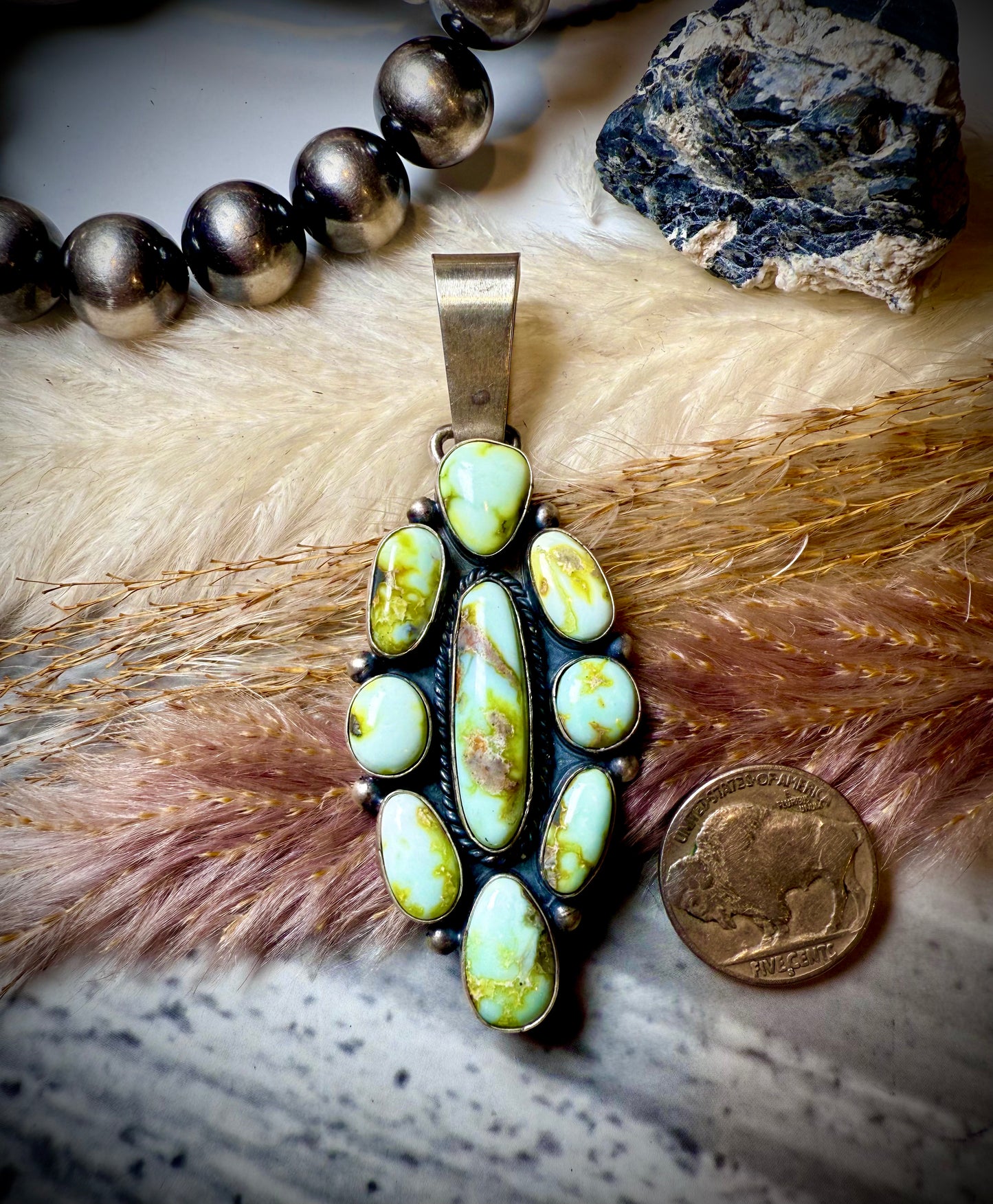 Cluster Palomino Pendant