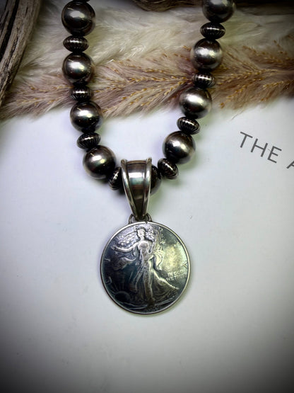 Walking Liberty Half Dollar Pendant
