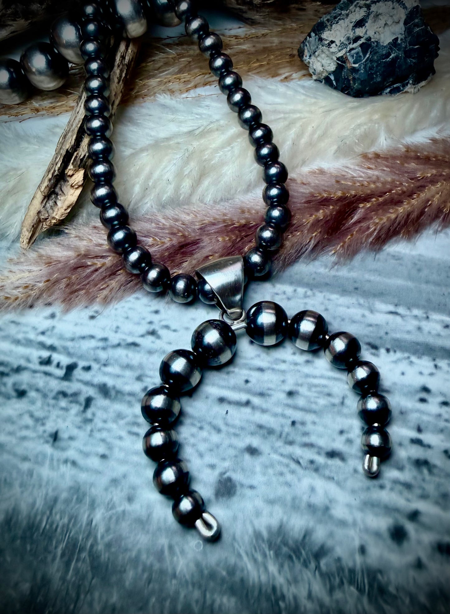 Sterling Pearl Naja Pendant